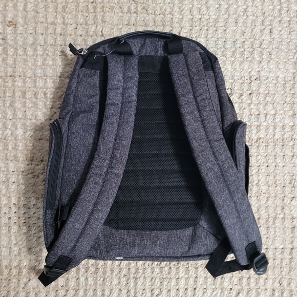 Baby Boom Adjustable Shoulder Strap Insulated Pockets Backpack Diaper Bag Black - Picture 4 of 11